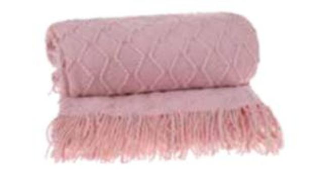 Manta Tricot Rosa Blush 1 27m X 1 52m Tessi Manta Para Sofa Magazine Luiza