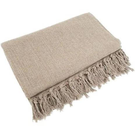 Manta xale 2,40 x 1,80 cm para sofa areia - Nivânio é boa?