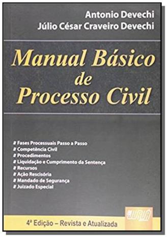 Manual basico de processo civil 01 - Jurua Menor preço em Manual basico de processo civil 01 - Jurua