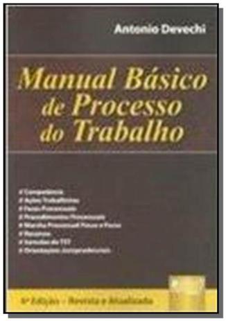 Manual basico de processo do trabalho 01 - Jurua Menor preço em Manual basico de processo do trabalho 01 - Jurua
