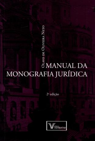Manual da Monografia Jurídica - Verbatim Menor preço em Manual da Monografia Jurídica - Verbatim
