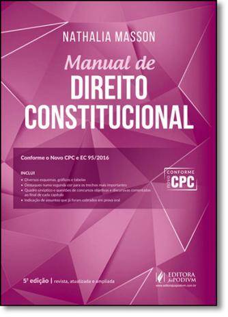 Manual de direito constitucional - Juspodivm - faculdade baiana Menor preço em Manual de direito constitucional - Juspodivm - faculdade baiana