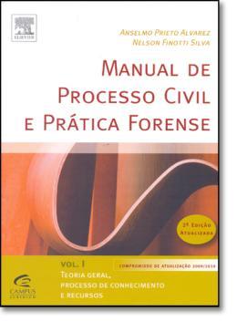 MANUAL DE PROCESSO CIVIL E PRATICA FORENSE VOL. 1 - 2º EDICAO - Campus tecnico (elsevier) Menor preço em MANUAL DE PROCESSO CIVIL E PRATICA FORENSE VOL. 1 - 2º EDICAO - Campus tecnico (elsevier)