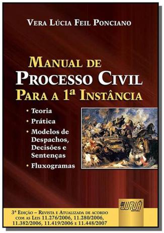 Manual de processo civil para a 1 instancia - teor - Jurua Menor preço em Manual de processo civil para a 1 instancia - teor - Jurua
