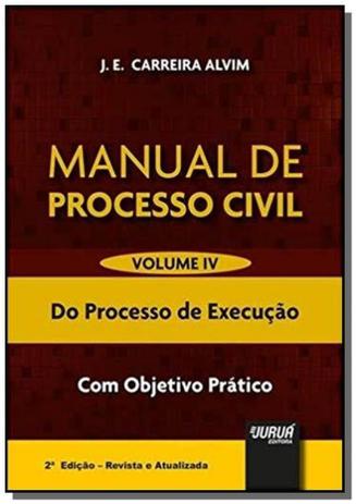 Manual de Processo Civil - Volume IV - Do Processo de Execução - Com Objetivo Prático - Jurua Menor preço em Manual de Processo Civil - Volume IV - Do Processo de Execução - Com Objetivo Prático - Jurua