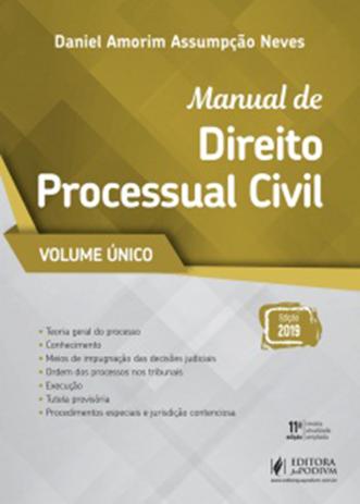 Manual de Processo Civil - Volume Único - 11ª Edição (2019) - Juspodivm Menor preço em Manual de Processo Civil - Volume Único - 11ª Edição (2019) - Juspodivm