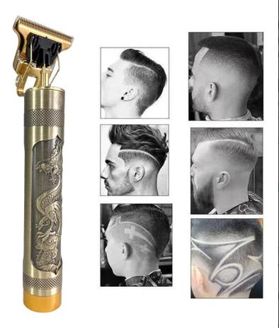 Maquina Barbeador Elétrico para Acabamento Desenhos Detalhes Pezinho de Cabelo Pelos USB - Vintage - Minimen Menor preço em Maquina Barbeador Elétrico para Acabamento Desenhos Detalhes Pezinho de Cabelo Pelos USB - Vintage - Minimen