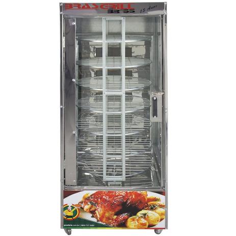 Menor preço em Máquina de Assar Frango e Carne Assador Giratório Brasgrill 56 Frangos