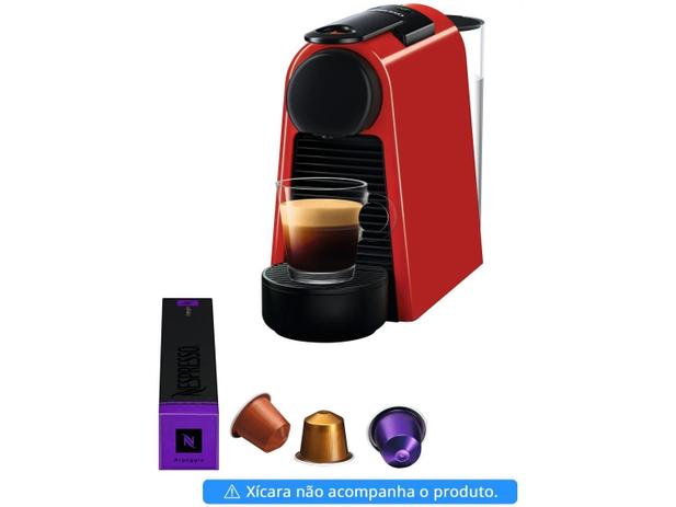 Máquina de Café Nespresso Essenza Mini D30 127V Vermelha