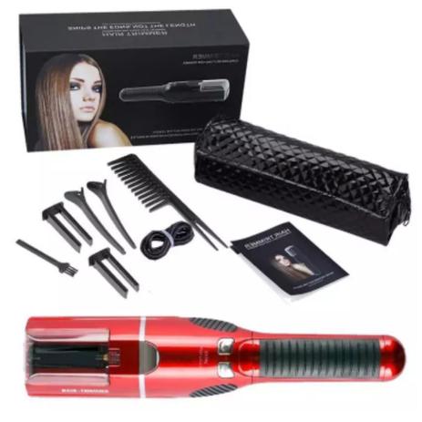 Menor preço em Maquina De Corte Bordado Vermelha - Hair Trimmer