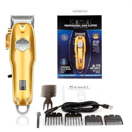 Máquina de Corte Profissional Kemei Km-1986+PG Menor preço em Máquina de Corte Profissional Kemei Km-1986+PG