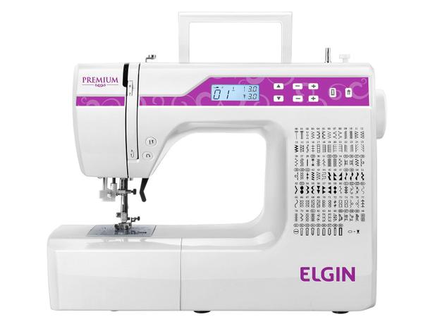 Máquina de Costura Elgin 41JX10000EU0 - Eletrônica 100 Pontos com Painel LCD