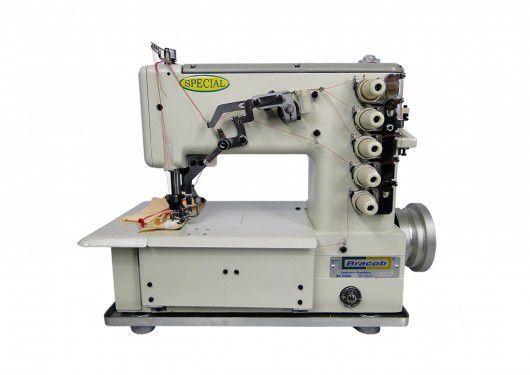 Máquina de Costura Industrial Tipo Galoneira| 3 Agulhas| 5 Fios| Lubrificação Automática| BC5000 - Bracob