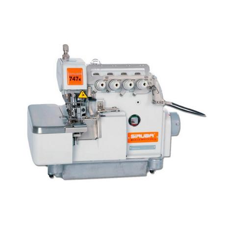 Maquina de Costura Overloque Siruba 2 Agulhas Ponto Cadeia com Bk 747K-514M5-23/BK -Bivolt Menor preço em Maquina de Costura Overloque Siruba 2 Agulhas Ponto Cadeia com Bk 747K-514M5-23/BK -Bivolt