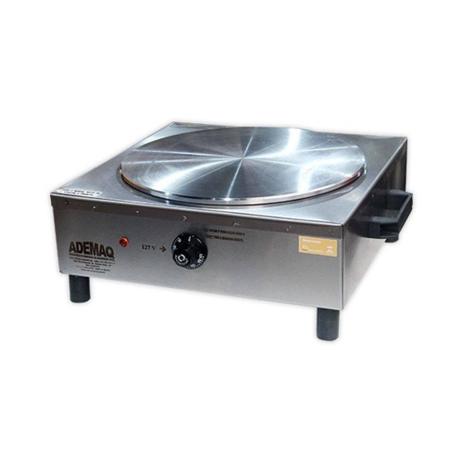 Máquina De Crepe Francês / Panquequeira Elétrica - Selo Inmetro - Ademaq Menor preço em Máquina De Crepe Francês / Panquequeira Elétrica - Selo Inmetro - Ademaq