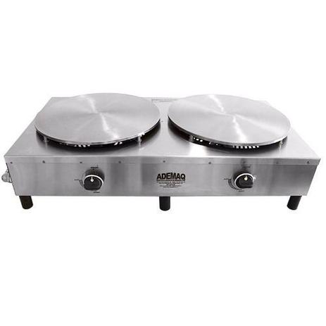 Máquina De Crepe Panquequeira Ademaq Gás Dupla Menor preço em Máquina De Crepe Panquequeira Ademaq Gás Dupla