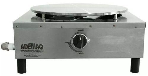 Máquina De Crepe Panquequeira Ademaq Gás Menor preço em Máquina De Crepe Panquequeira Ademaq Gás