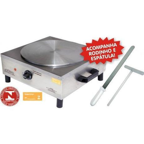 Máquina De Crepe Panquequeira Elétrica Ademaq Menor preço em Máquina De Crepe Panquequeira Elétrica Ademaq
