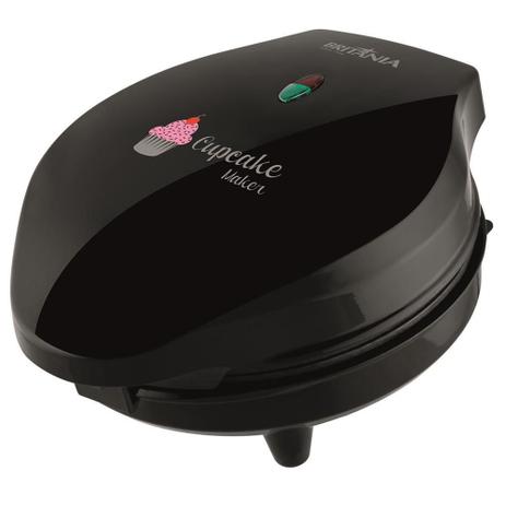 Máquina de Cupcake Britânia Cupcake Maker 3, para 7 Cupcakes, Preta - 110V Menor preço em Máquina de Cupcake Britânia Cupcake Maker 3, para 7 Cupcakes, Preta - 110V