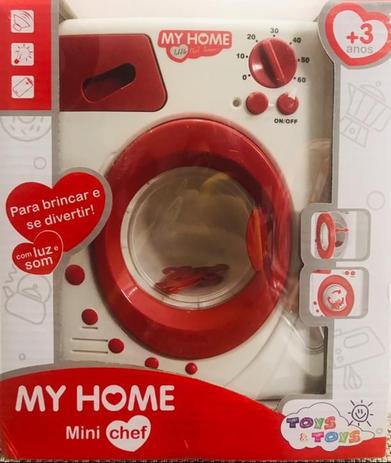 Maquina De Lavar Roupa My Home Mini Chef Toys Toys - Lider é boa?