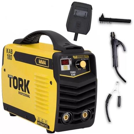 Máquina De Solda Inversor 180 Ah - Kab 180 Tork Ie-7180-Bv Menor preço em Máquina De Solda Inversor 180 Ah - Kab 180 Tork Ie-7180-Bv