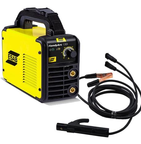 Máquina de Solda Inversora 130AMP 110v Handyarc ESAB 130i Menor preço em Máquina de Solda Inversora 130AMP 110v Handyarc ESAB 130i