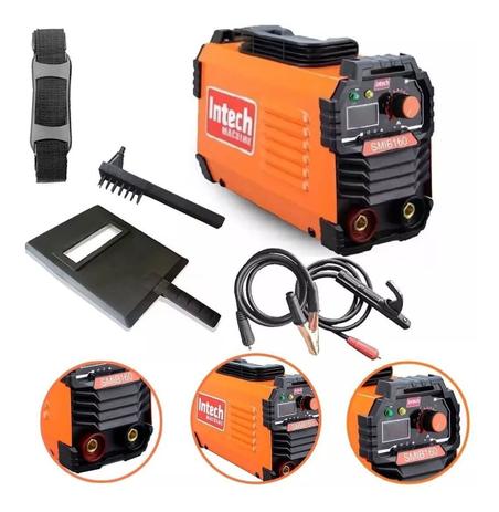 Maquina de solda inversora 160amp biv intech machine smi160a-bivolt Menor preço em Maquina de solda inversora 160amp biv intech machine smi160a-bivolt