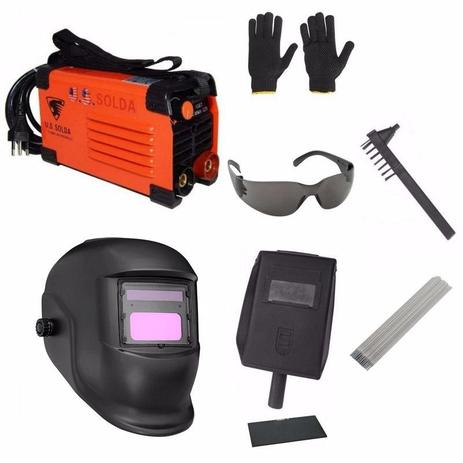 Maquina de Solda inversora 225 Maquina Transformadora 2 Kilos + mascara Auto e Brindes - Usk Menor preço em Maquina de Solda inversora 225 Maquina Transformadora 2 Kilos + mascara Auto e Brindes - Usk