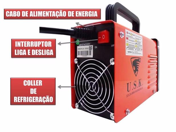 Maquina De Solda Inversora 260 Mma 220v Usk Completa - U.s.k. america king é ruim? Maquina De Solda Inversora 260 Mma 220v Usk Completa - U.s.k. america king é boa?