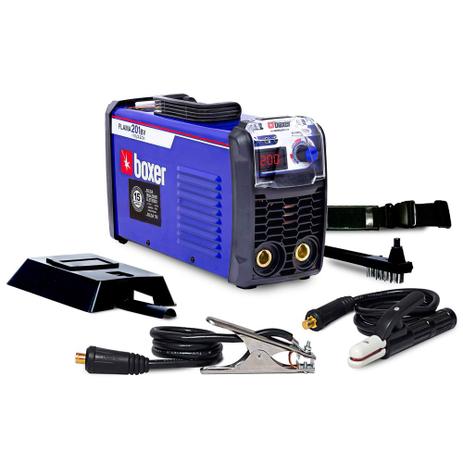 Máquina de Solda Inversora Boxer Flama 201bv - Solda eletrodos 3,25mm sem parar - BIVOLT Menor preço em Máquina de Solda Inversora Boxer Flama 201bv - Solda eletrodos 3,25mm sem parar - BIVOLT