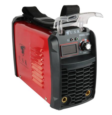 Maquina de Solda Inversora MMA 195 220v Display Digital - Usk Menor preço em Maquina de Solda Inversora MMA 195 220v Display Digital - Usk