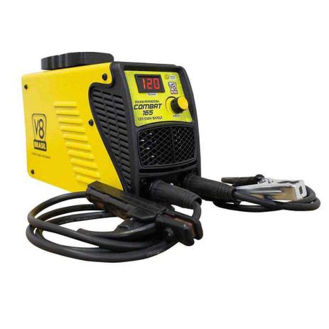 Maquina de solda inversora v8 brasil combat mma 165 bivolt Menor preço em Maquina de solda inversora v8 brasil combat mma 165 bivolt
