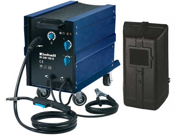 Máquina de Solda Mig Inversora Portátil Einhell - 190A BT-GW 190D com Máscara de Solda Menor preço em Máquina de Solda Mig Inversora Portátil Einhell - 190A BT-GW 190D com Máscara de Solda