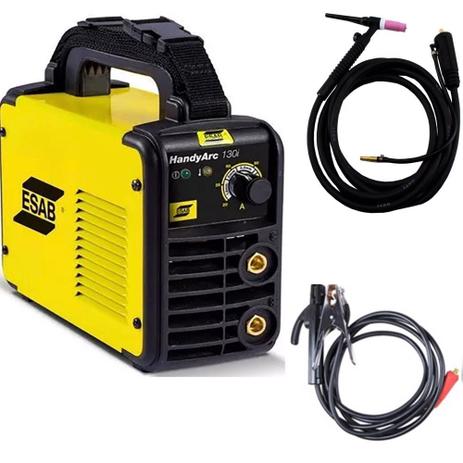 Máquina De Solda Tig C/ Tocha Inversora Handyarc 130i Esab 110v Menor preço em Máquina De Solda Tig C/ Tocha Inversora Handyarc 130i Esab 110v