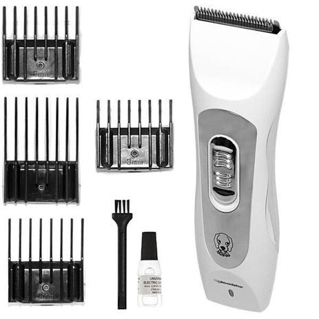 Máquina de Tosa Roadstar RS-601PET Recarregável + 4 Pentes de Corte 220V - Branco Menor preço em Máquina de Tosa Roadstar RS-601PET Recarregável + 4 Pentes de Corte 220V - Branco