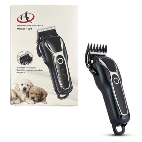 Máquina De Tosar Cachorro Gato Sem Fio Profissional Bivolt AQ KM-1991 Menor preço em Máquina De Tosar Cachorro Gato Sem Fio Profissional Bivolt AQ KM-1991