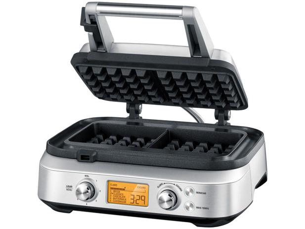 Máquina de Waffle Tramontina By Breville - Smart Waffle 840W Inox Controle de Douramento