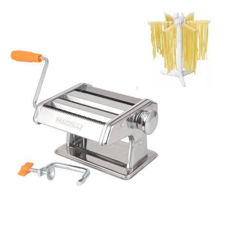 Maquina Fazer Macarrão 3 Tipos De Massa Caseira Completa - Mazzilli Menor preço em Maquina Fazer Macarrão 3 Tipos De Massa Caseira Completa - Mazzilli