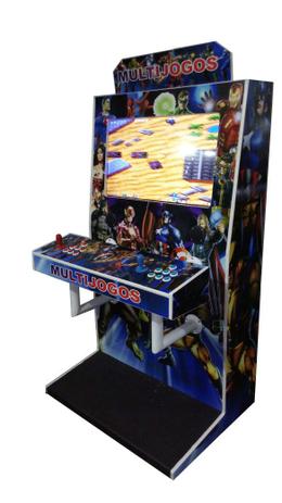 Menor preço em Máquina Multijogos Fliperama Arcade 28 Polegadas 5000 Jogos Adesivada - Pdl games