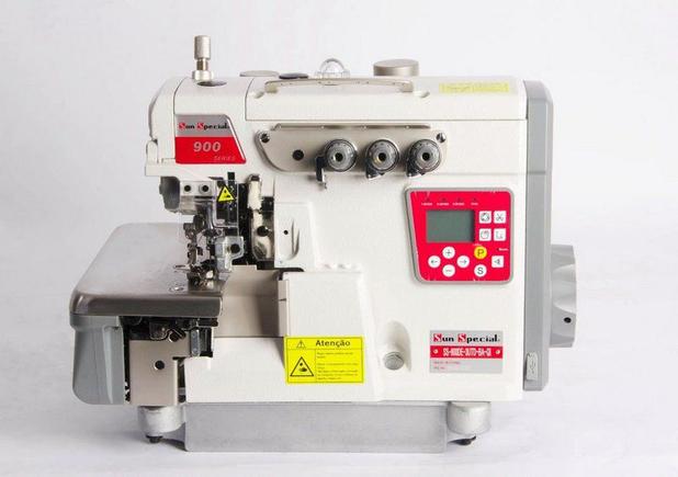 Maquina Overloque 3 fios Eletronica com Corte de Linha Automatico e Sensor de levantamento calcador Sunspecial Modelo SS-900D-3-BA-3 Menor preço em Maquina Overloque 3 fios Eletronica com Corte de Linha Automatico e Sensor de levantamento calcador Sunspecial Modelo SS-900D-3-BA-3