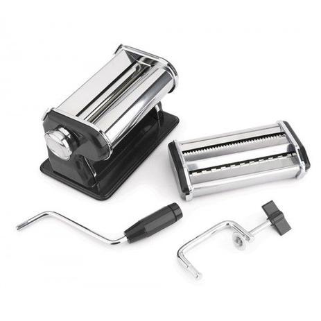 Máquina para fazer macarrão manual caseira preparar 3 tipos de massas preta luxo cilindro hauskraft - Western Menor preço em Máquina para fazer macarrão manual caseira preparar 3 tipos de massas preta luxo cilindro hauskraft - Western