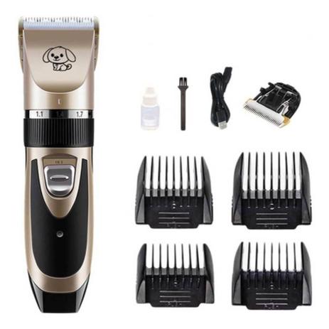 Máquina tosa pet cachorro gato profissional pet Clipper kit completo - On Line Menor preço em Máquina tosa pet cachorro gato profissional pet Clipper kit completo - On Line