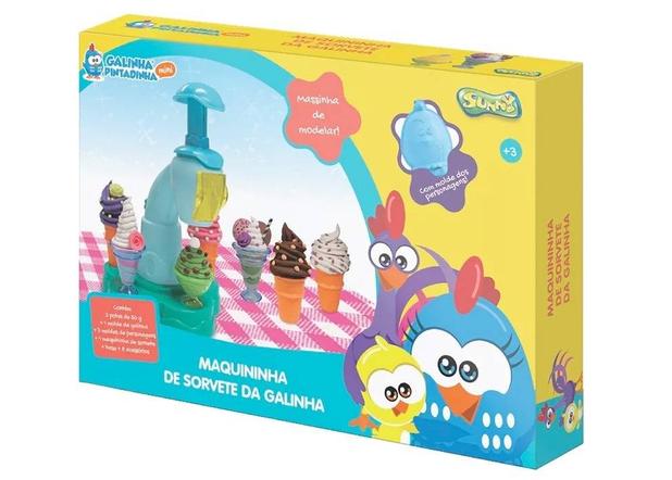Maquininha de Sorvete da Mini Galinha Pintadinha - Sunny 1512 - Sunny brinquedos Menor preço em Maquininha de Sorvete da Mini Galinha Pintadinha - Sunny 1512 - Sunny brinquedos