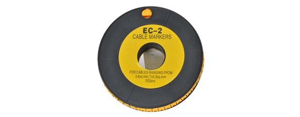 Marcador Anilha p/ Cabo 3,6-7,4MM² 500Pcs EC-2 - JNG Menor preço em Marcador Anilha p/ Cabo 3,6-7,4MM² 500Pcs EC-2 - JNG