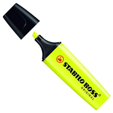 Menor preço em Marcador de Texto Boss Amarelo 24 Stabilo