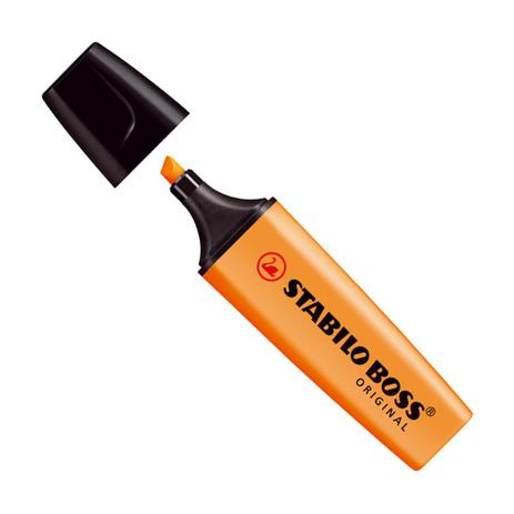 Marcador de Texto Boss Laranja 54 Stabilo Menor preço em Marcador de Texto Boss Laranja 54 Stabilo