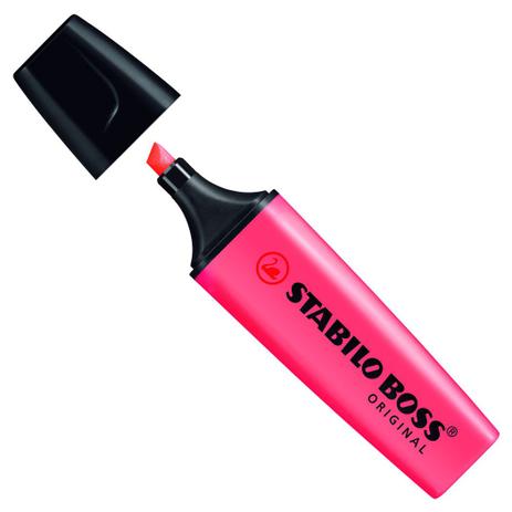 Marcador de Texto Boss Vermelho 40 Stabilo Menor preço em Marcador de Texto Boss Vermelho 40 Stabilo