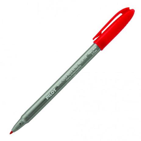 Marcador Retro Projetor 2mm Vermelho Pilot Menor preço em Marcador Retro Projetor 2mm Vermelho Pilot