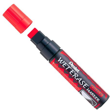 Marcador Wet Erase Vermelho - Giz Líquido Ref.SMW56-BO Pentel Menor preço em Marcador Wet Erase Vermelho - Giz Líquido Ref.SMW56-BO Pentel