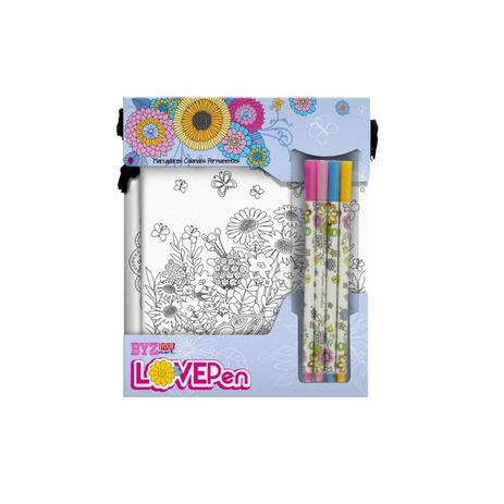Marcadores Lovepen - Kit com 4 Canetas e 2 P. Cel - Yes Menor preço em Marcadores Lovepen - Kit com 4 Canetas e 2 P. Cel - Yes